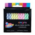 Velas básicas 24pz.