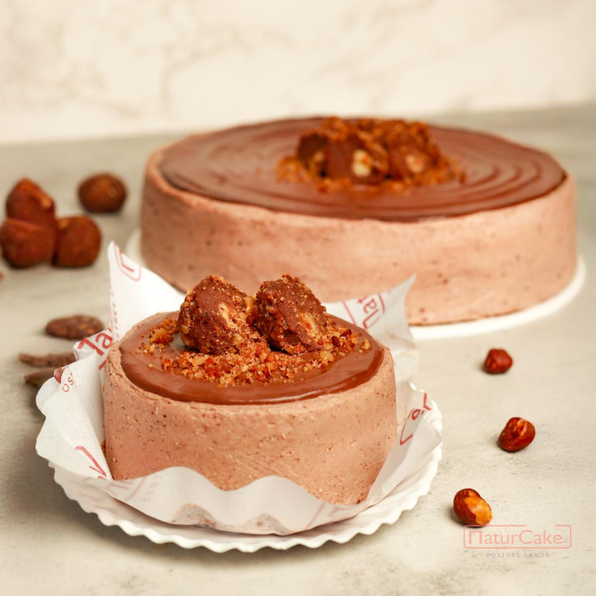 Pastel ferrerísimo grande (12 porciones) Con o sin lácteos.