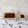Pastel tiramisú grande (10-12 porciones) Contiene lácteos.
