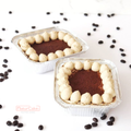 Pastel tiramisú individual (2 porciones) Contiene lácteos.